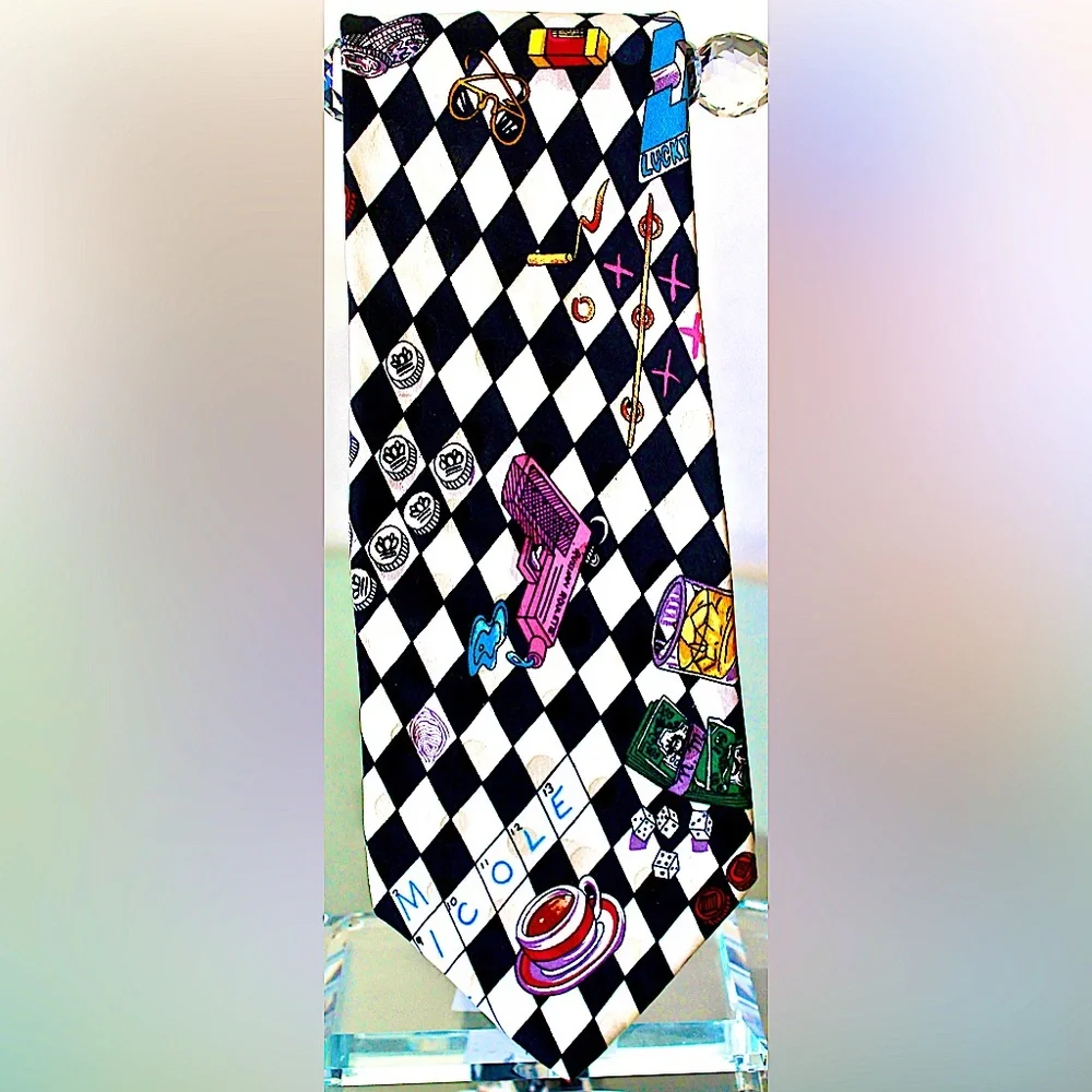 NICOLE MILLER MENS TIE 1991 VINTAGE 